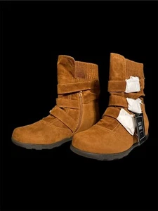 Womens Flats Winter Warm Fur Lined Casual Shoes Snow Boots Sport Non Slip - Picture 1 of 9