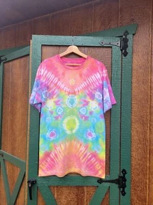 Stafford Classic Fit T-Shirt Mens Size Medium Tie Dye - Picture 1 of 3