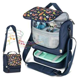 Knuffig - Toniebox Tasche | mit Lunchbox Fach | Umhängetasche für Kinder ab 3J - Bild 1 von 56