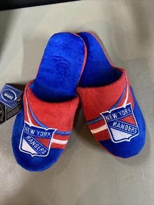 New York Rangers NFL Men's Slide Slippers, Size XL (13/14) ~ NWT - Image 1 of 4