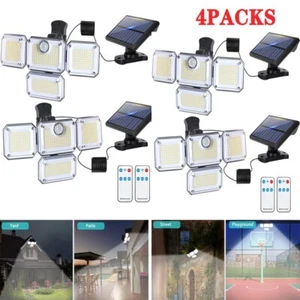 333 LED Solar Lights Outdoor garden Waterproof Motion Sensor Security Wall Lamp - Picture 1 of 11