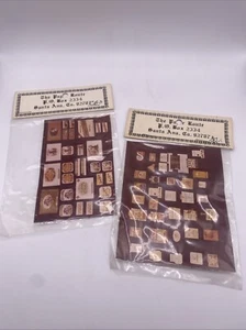 Vintage Miniature Label Stickers (Bottles, Cigars,etc)The Paper Route (Set of 2) - Picture 1 of 7
