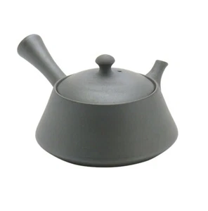 Tokoname Ware Japanese Tea Pot Tokutai Kokuhei Sankaku Kyusu 230ml Y338 Black - Picture 1 of 8