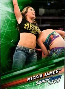 2019 Topps WWE Smackdown Live Insert Green Parallel #36 Mickie James - Picture 1 of 1