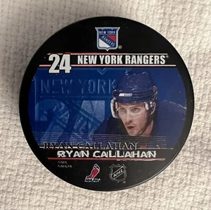 NY RANGERS RYAN CALLAHAN HOCKEY PUCK NHL MSG COLLECTOR SERIES - Picture 1 of 4