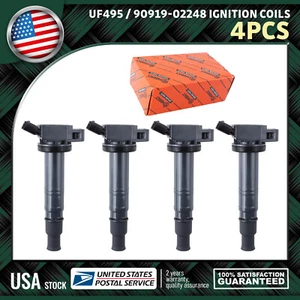 4PCS Ignition Coils UF495 For Toyota FJ Cruiser 2007-2009 90919-02248 Superior - Picture 1 of 17