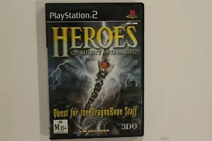 Heroes of Might And Magic NO MANUAL Staff playstation 2 ps2 - Picture 1 of 3