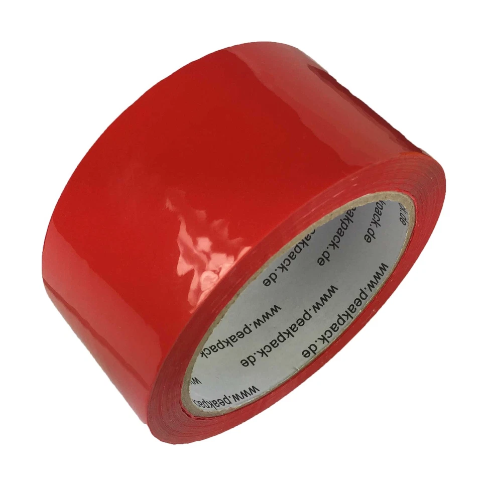 Rot 48mm x 20m Gewebeband 180µm Paketband Panzerband Panzertape Klebeband