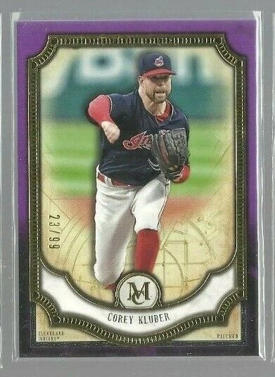 2018 Topps Museum Collection Amethyst #39 Corey Kluber 23/99 (ref 110997) - Image 1 of 1
