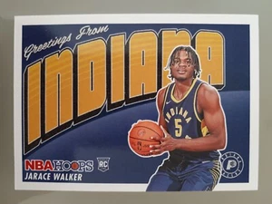 2023-24 Panini NBA Hoops Rookie Greetings Jarace Walker #12 Indiana Pacers - Bild 1 von 2