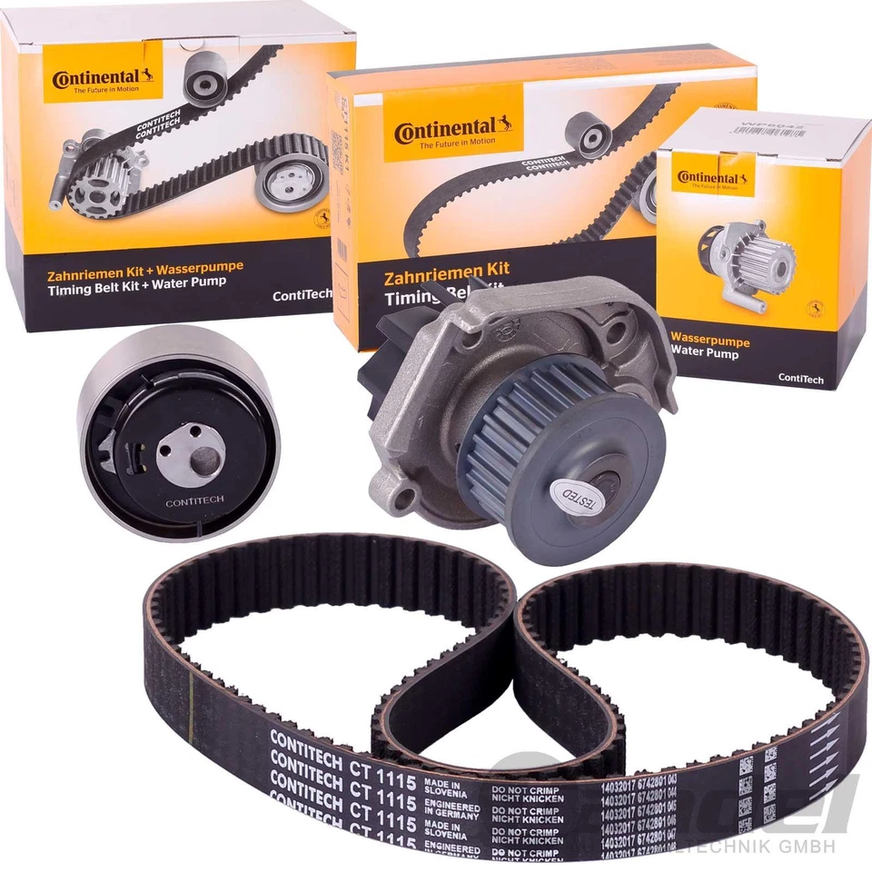 CONTI ZAHNRIEMEN-SATZ+WAPU passend für ALFA MITO FIAT 500 PUNTO PANDA FORD KA 2 - Bild 1 von 1