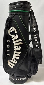 Callaway Big Bertha Leather & Nylon 6 Way Golf Carry Bag w/ Strap - Picture 1 of 11