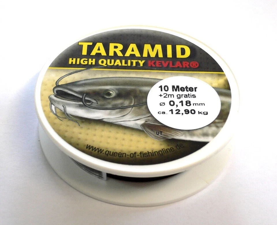 Queen of Fishingline Taramid Kevlar Waller Wels Karpfen Vorfachschnur 0,60mm - Bild 1 von 1