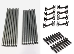 Nuevas varillas de empuje, placas guía y pernos de brazo basculante de 3/8" Chevy bb 396 402 427 454 - Imagen 1 de 5
