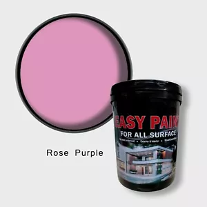 Rose Purple, Easy Paint 5L/1.3gal - Mid Sheen (Interior Wall) JS28 Red Shade - Picture 1 of 4