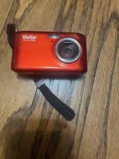 Vivitar Digital ViviCam xx128 Digital Camera in RED -sold As Is No Charger