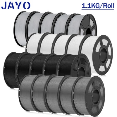 JAYO 5KG/10KG/20KG PLA PLA+ PETG SILK ABS ASA 1.75mm 3D Printer Filament 1.1KG - Image 1 of 4