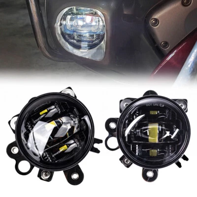 LED Fog Lights For Honda Goldwing GL1800 with Mounting Bracket DOT Driving Lamp - Image 1 of 4