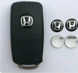 2x Emblemas Metal Logo honda key 14 mm llave logo - Imagen 1 de 1