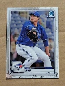 Hyun-Jin Ryu 2020 Bowman Chrome Baseball Card #69 Toronto Blue Jays  - Picture 1 of 10