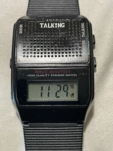 Ultmost Vintage TALKING Watch-Alarm Very Rare Just Installed New Battery  - Picture 1 of 11
