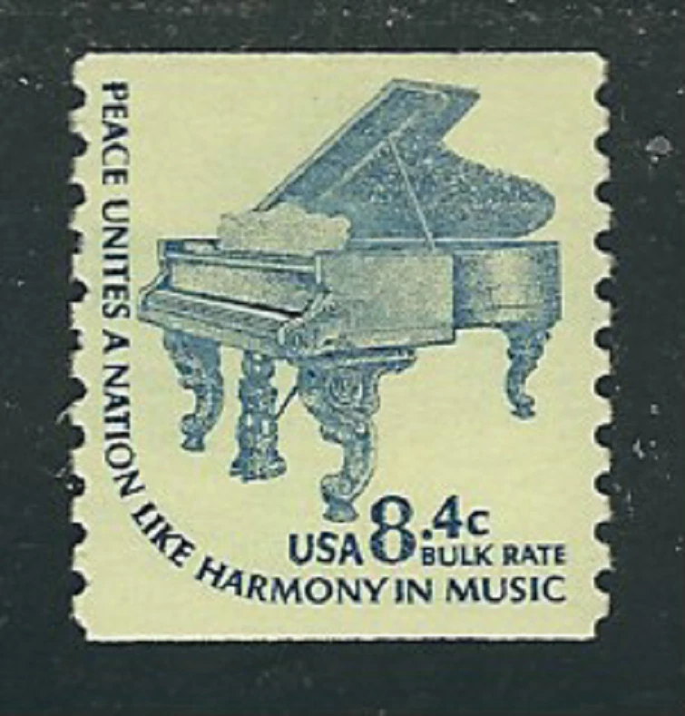 Scott # 1615C...8.4 Cent...Piano...12 Stamps   - Image 1 of 1