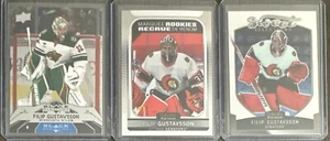 Filip Gustavsson Lot Of 3 Cards💥2020-24 OPC MARQUEE ROOKIES 229 & SS10 UD BD4 - Bild 1 von 5