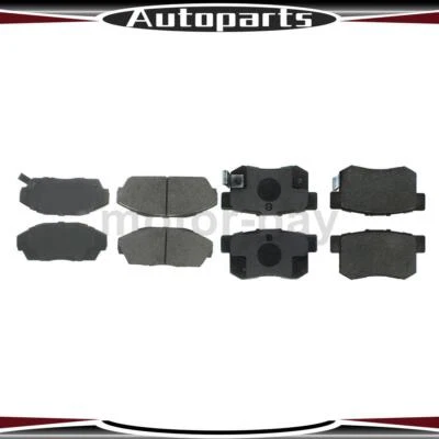 For Acura Legend 1987 1988 1989 1990 Front Rear Brake Pads Ceramic Pads - Image 1 of 4