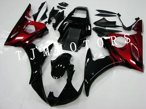 For YZF R6 2005 Metallic Red Black ABS Injection Mold Bodywork Fairing Kit Cowl - Bild 1 von 8