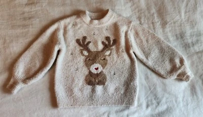 Zara xmas Sweater Girls 4t - Image 1 of 3