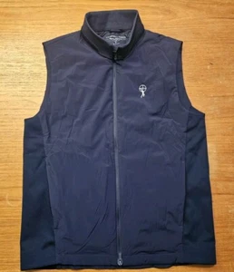 Holderness & Bourne The King Vest Men's Size Medium Navy Dry Luxe Performance - Picture 1 of 7