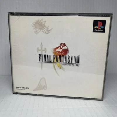 Final Fantasy VIII Sony PlayStation PS1 Japan Import US Seller spine included - Image 1 of 4