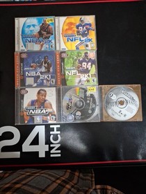 Dreamcast Sports Games Bundle NBA NFL WSB 2K 2K1 2K2