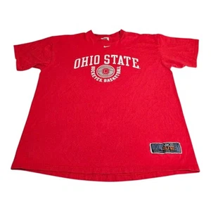 VTG Nike Team Elite Ohio State Basketball T-Shirt Men’s XL Small Center Check - Picture 1 of 12