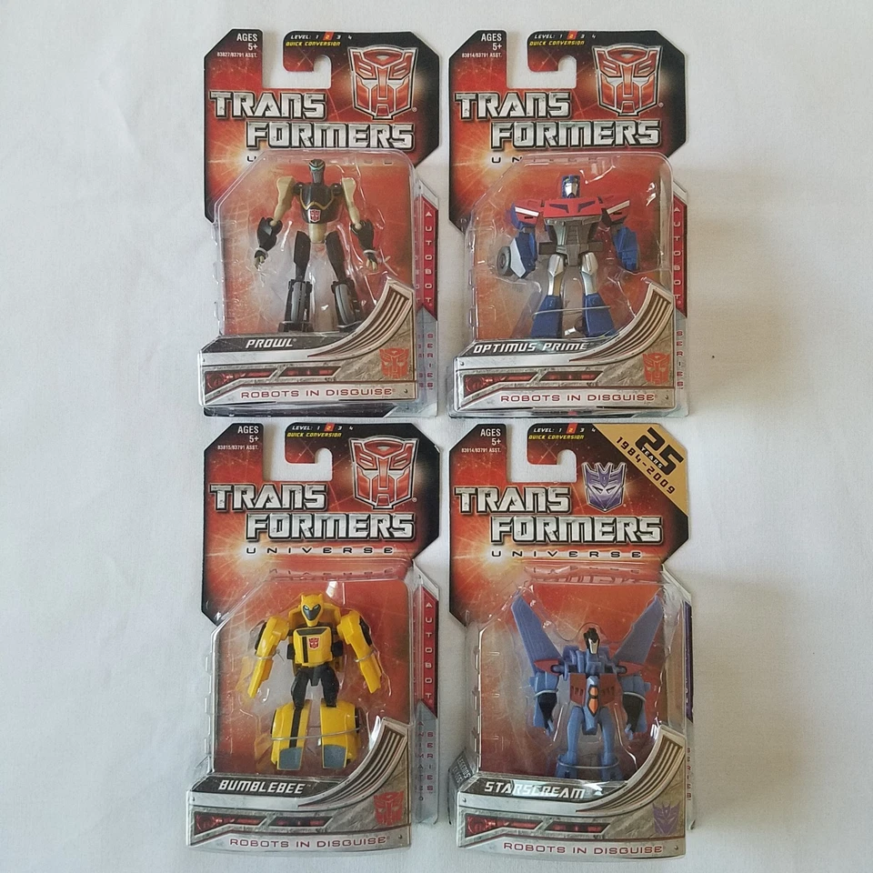 Transformers Universe Legends Class 2.0 Bumblebee Optimus Prowl Starscream MOSC - Image 1 of 4