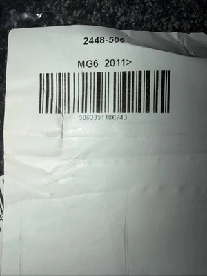 Mg6 2011 Carpet 1500g Tufted Grey Car Mats - Image 1 of 3