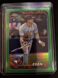 🔥Cam Eden 2024 Topps actualización cromada #USC96 True Green 29/99 RC Blue Jays - Imagen 1 de 3