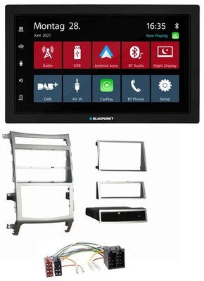 Blaupunkt MP3 Bluetooth DAB 2DIN USB Autoradio für Hyundai ix55 2009-2012 silber - Bild 1 von 4