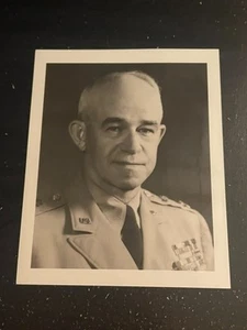 Omar Bradley Black & White 4x5 Photograph - American Army General - Picture 1 of 3