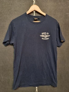 deus ex machina shirt mens size medium blue any machine motorbike - Picture 1 of 12