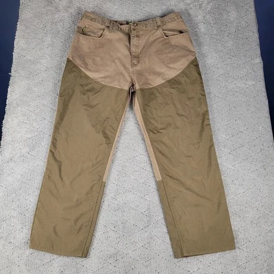 Pantalones Cabelas Para Hombre 40x30 Marrón Protector Cepillo Relajado Pierna Recta Caza Exterior Foto 1 de 4