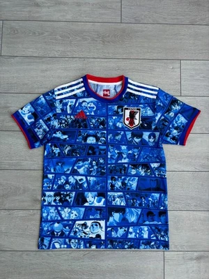 Camisa de futebol japonesa edição especial anime Naruto Adidas tamanho M - Imagem 1 de 4