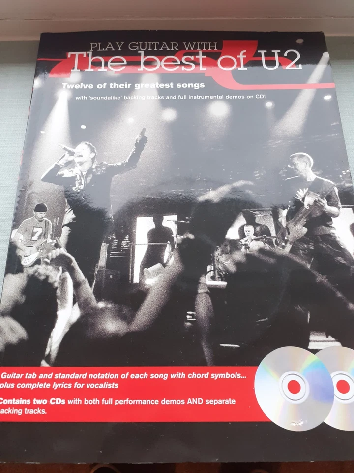 PLAY GUITAR WITH U2 (1992-2000) WITH SOUNDALIKE BACKING TRACKS & DEMOS CD - Image 1 of 4