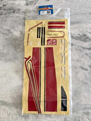 VINTAGE HOBBICO HCAA3902 FLYZONE R/C CESSNA 182 DECAL SHEET  NEW OLD INVENTORY - Image 1 of 2