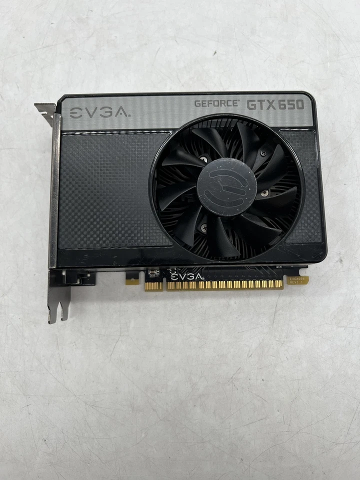 EVGA GeForce GTX 650 1GB GDDR5 DVI Mini HDMI Video Graphics Card 01G-P4-2650-KR - Image 1 of 4