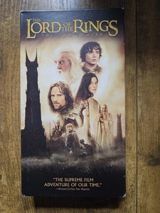 THE LORD OF THE RINGS THE TWO TOWERS VHS Movie Tape VCR Action Elijah Wood - Picture 1 of 4