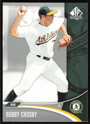 2006 SP Authentic  #68 Bobby Crosby - Image 1 of 2