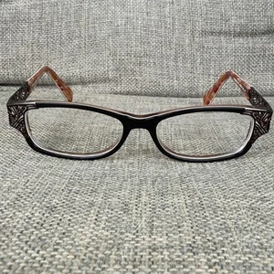 Jean Lafont Legende Eyeglasses Frame 537 Brown Orange 51-14-126 Designer - Picture 1 of 12