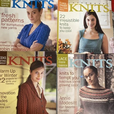 Interweave Knits magazine Spring Summer Fall Winter 2006 Cables Sweaters Corset - Image 1 of 4