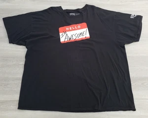 WWE The Miz Hello I’m Awesome T Shirt Uomo 4XL Nero Grafica Tee Wrestling - Foto 1 di 15